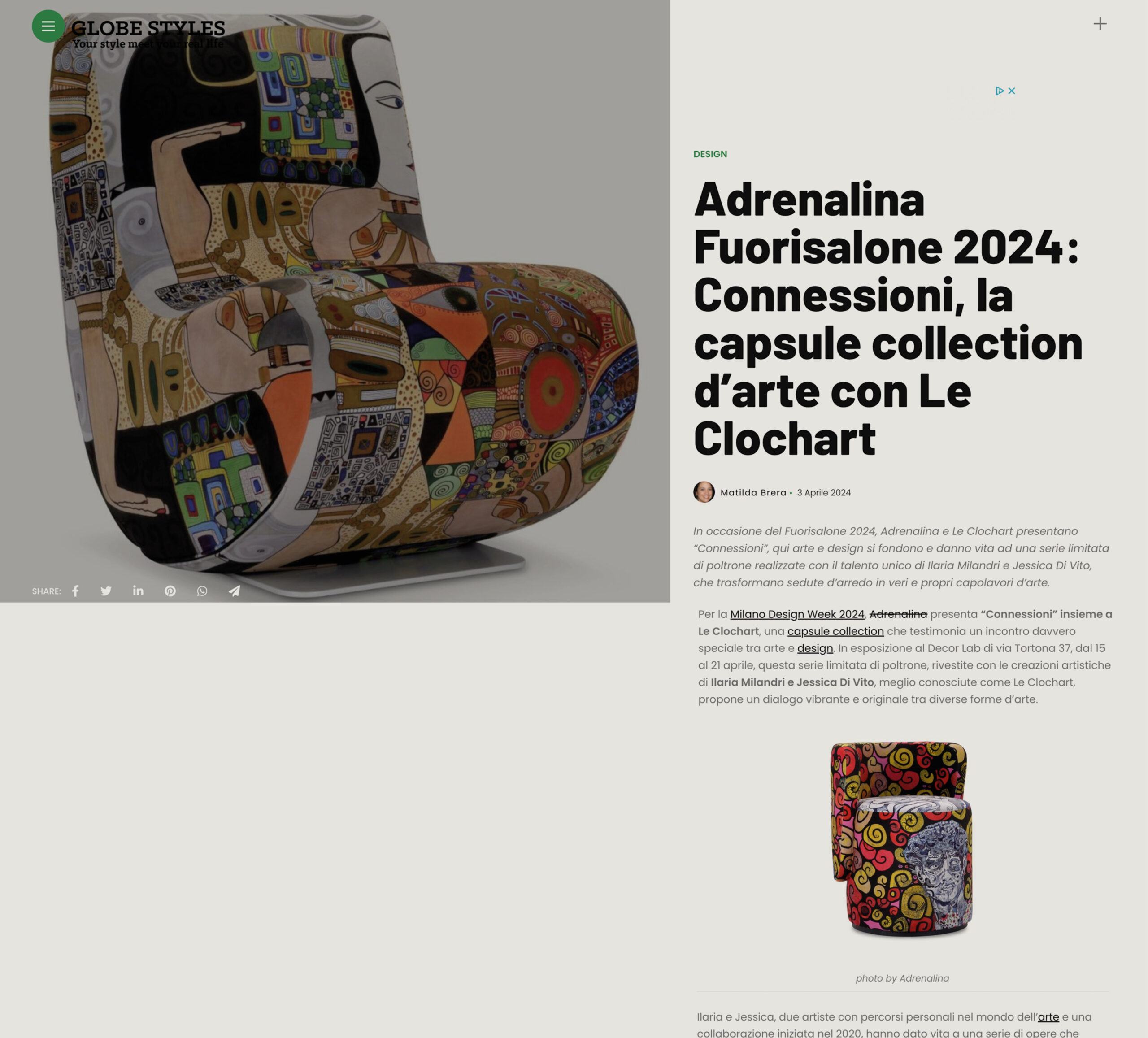 Globe styles 04/24 - Adrenalina