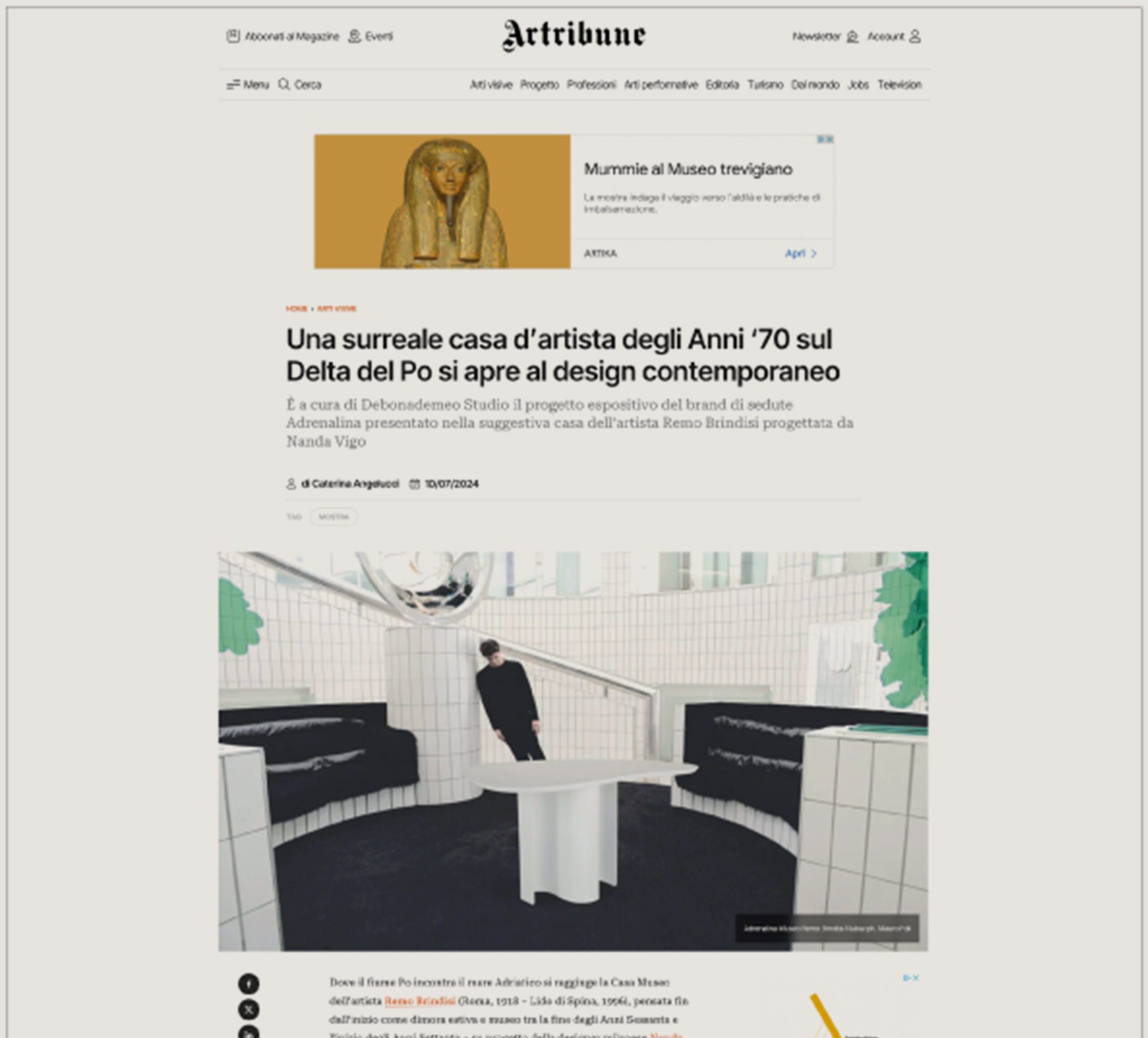 Artribune 07/24 - Adrenalina