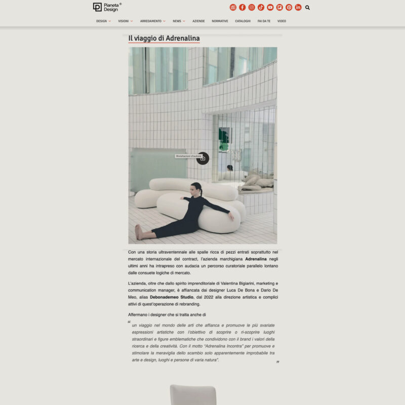 Pianeta Design 02/25 - Adrenalina