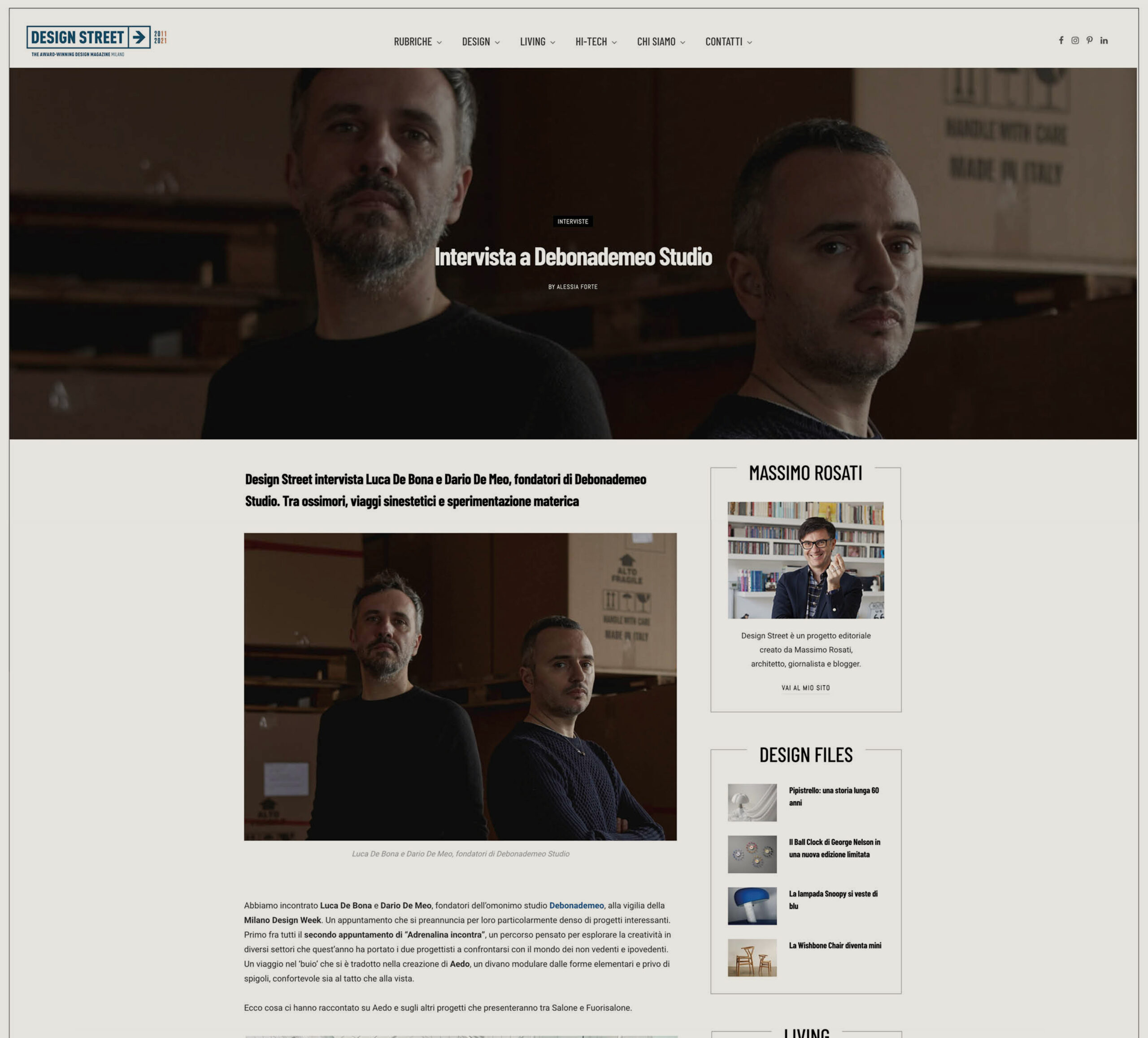 Design street 03/25 - Adrenalina