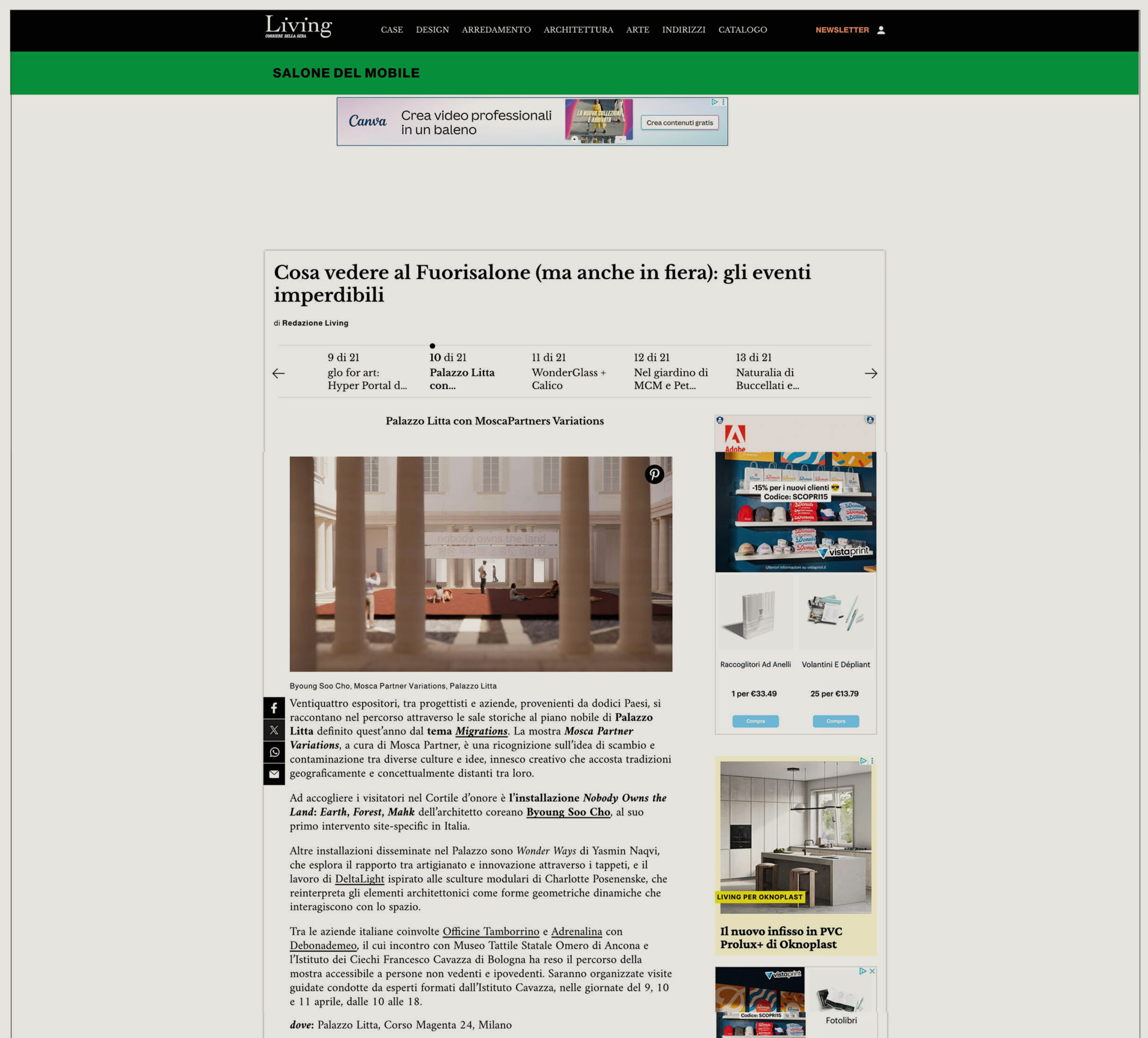 Living Corriere 03/25 - Adrenalina