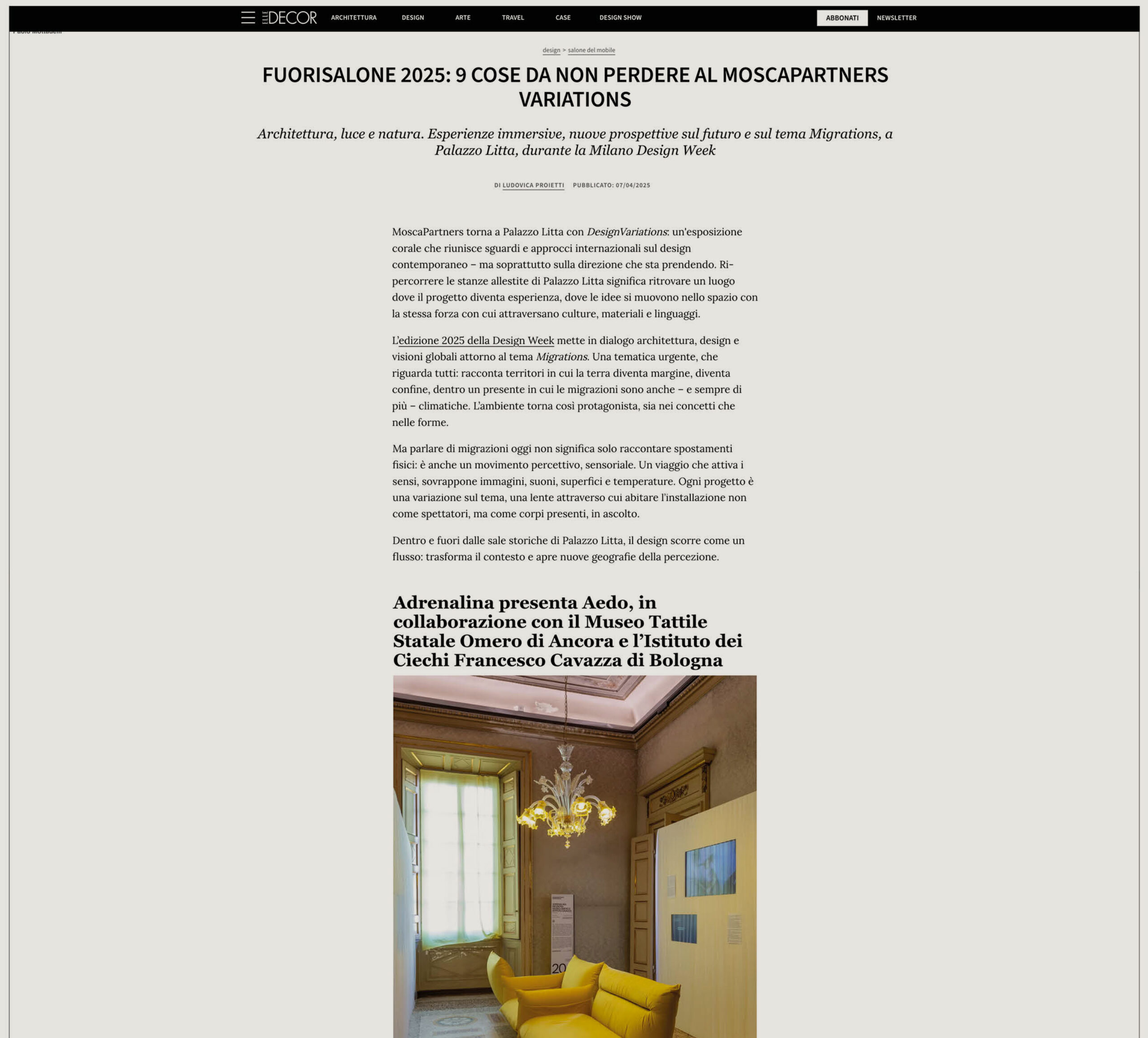 Elle Decor 04/25 - Adrenalina