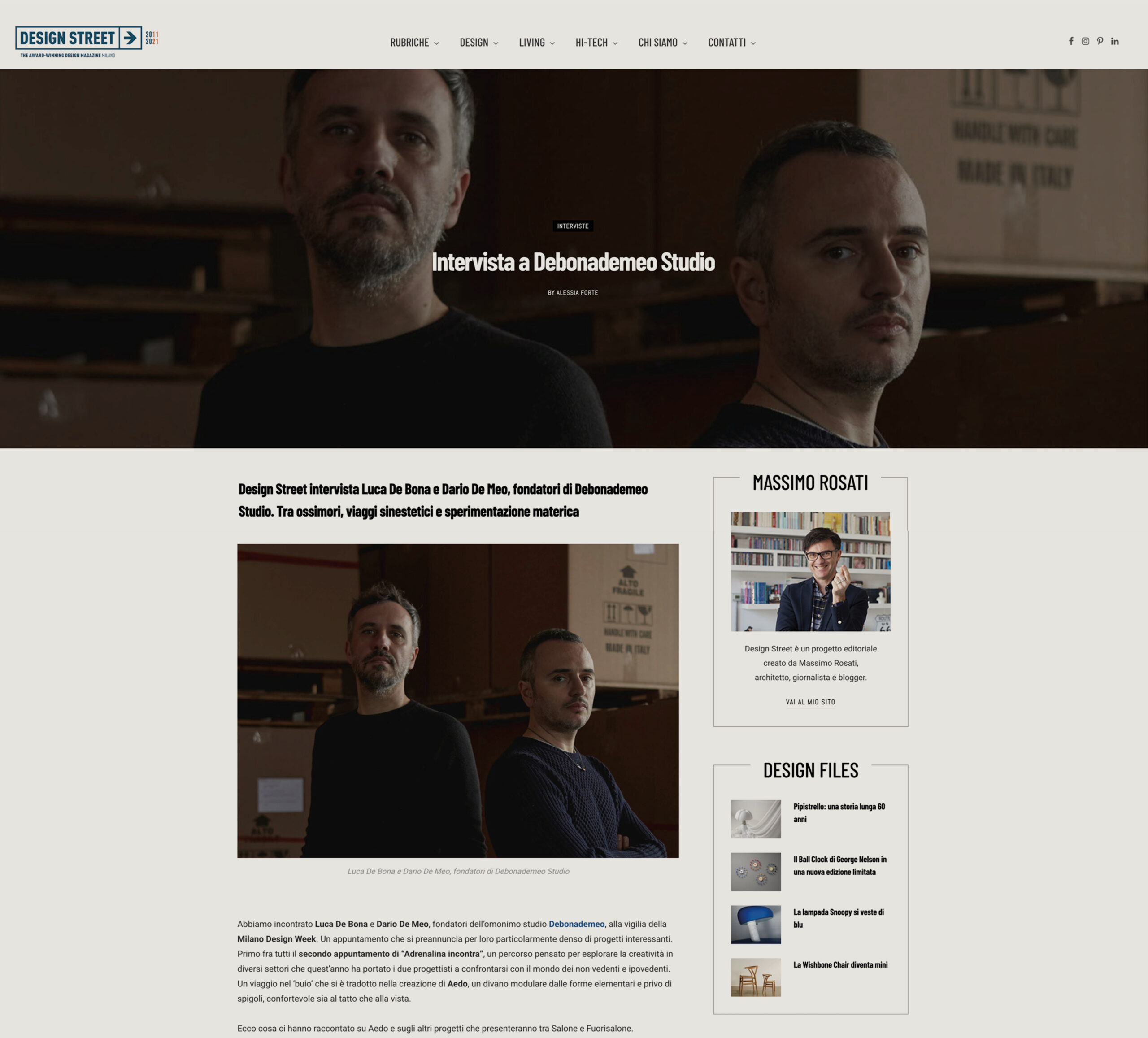 Design street 03/25 - Adrenalina