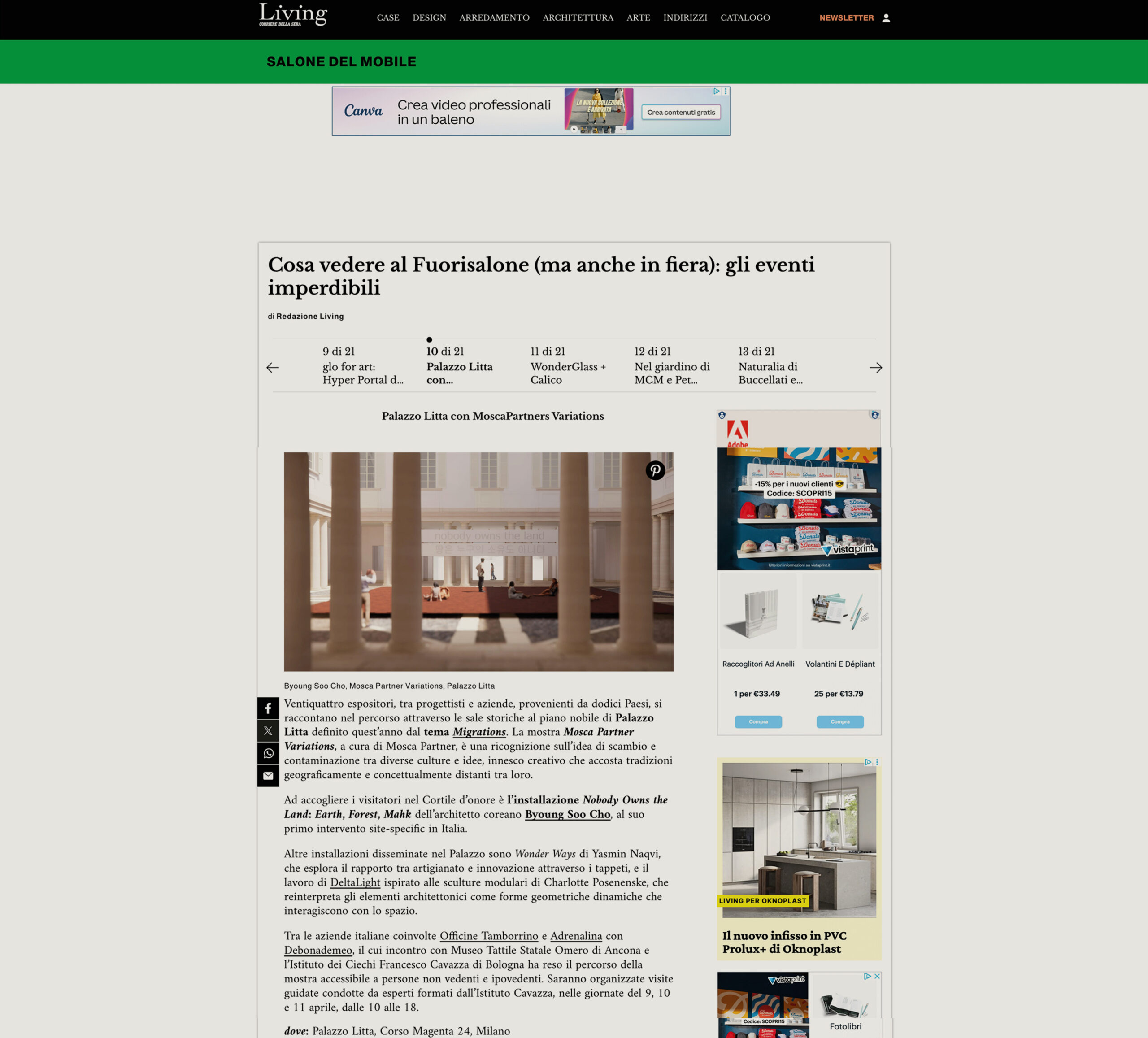 Living Corriere 03/25 - Adrenalina Living Corriere 03/25 - Adrenalina