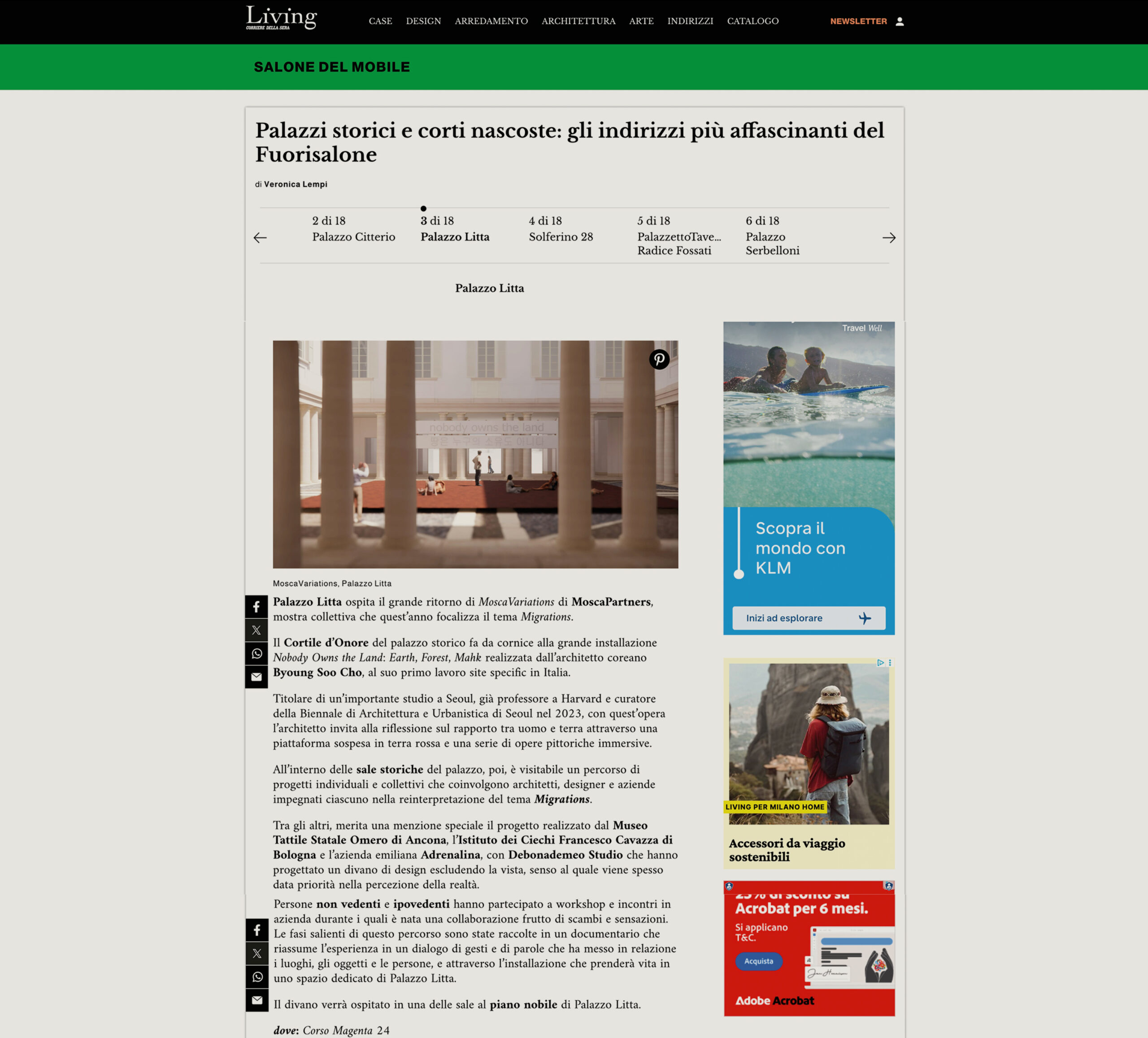 Living Corriere 04/25 - Adrenalina Living Corriere 04/25 - Adrenalina