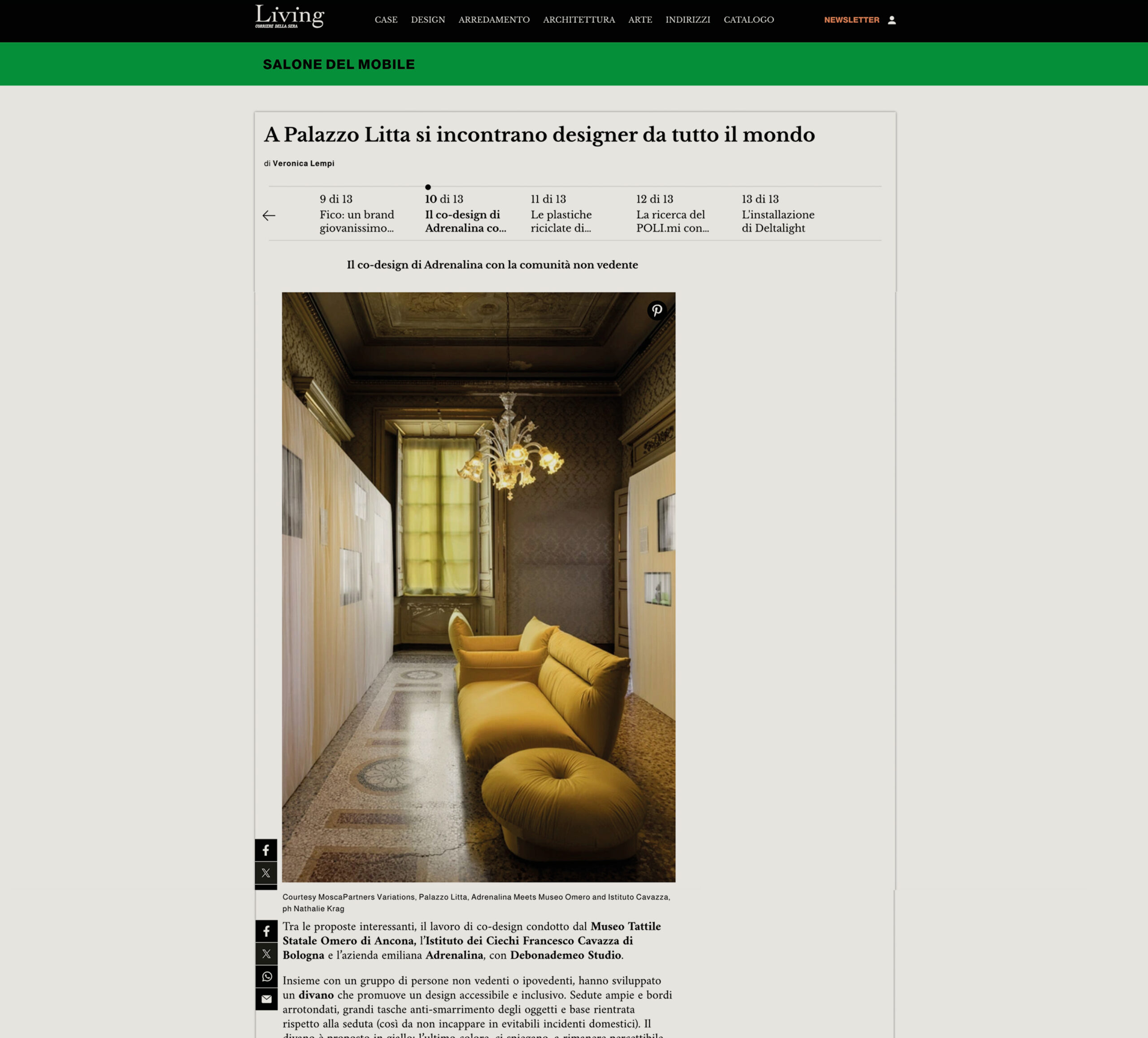 Living Corriere 04/25 - Adrenalina