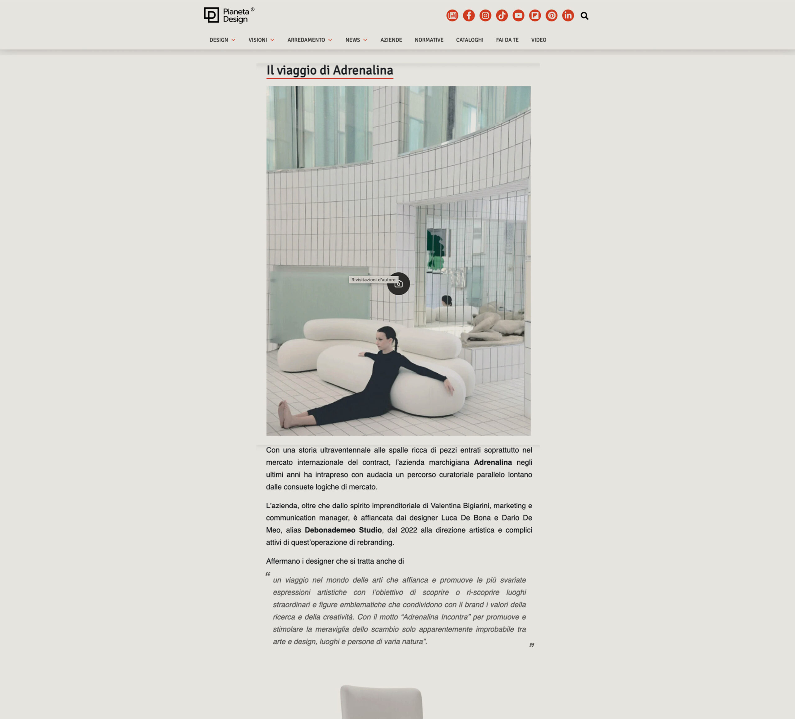 Pianeta Design 02/25 - Adrenalina