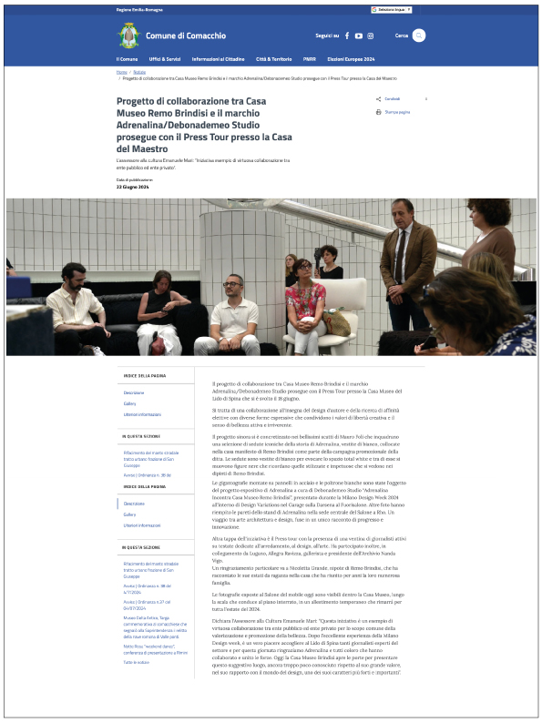 Comune di Comacchio 06/24 - Adrenalina